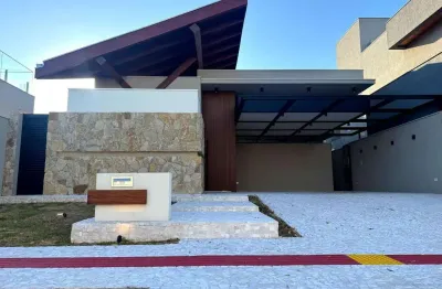 Damha iv - casa térrea nova com 3 suítes, escritório e piscina - arquitetura moderna