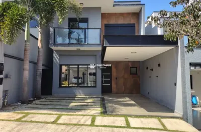 Casa em condomínio fechado com 3 quartos para alugar na antonio josé petrilli, jardim park real, indaiatuba por r$ 7.000