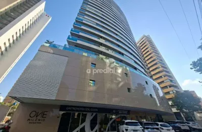 Flat com 1 quarto para alugar no cocó, fortaleza , 44 m2 por r$ 3.000