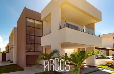 Casa de alto padrão com 4 suítes no condomínio costa marina, aruana, aracaju