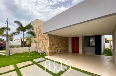 Casa no condomínio praias do sul iii, 145m², ¾ sendo 2 suítes
