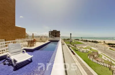 Smart residence, apartamento mobiliado com varanda e vista para o mar, 50m², na coroa do meio. condomínio com piscina na cobertura, a apenas 150 m da praia.