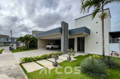 Residencial damha, casa com 3 suítes na barra dos coqueiros, próxima ao shopping barra park