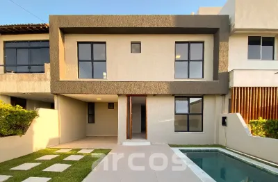 Le soleil. casa à venda na farolândia com 4 suítes, 247m² e piscina