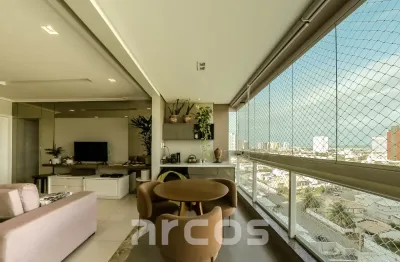 Apartamento no maison ville de lourdes, 123 m², 2 suítes, vista mar, varanda gourmet e lazer completo na melhor localização da atalaia.