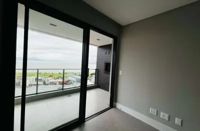 Apartamento novo com 2 dormitórios (1 suíte) com vista o mar no kobrasol