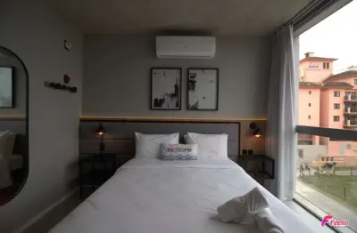 Studio totalmente mobiliado a 150 metros do mar em jurere - florianópolis - sc