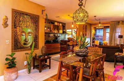 Cobertura com 2 dormitórios à venda, 185 m² - campeche - florianópolis/sc