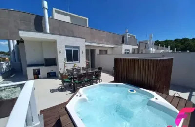 Cobertura com 2 dormitórios à venda, 138 m² - campeche - florianópolis/sc