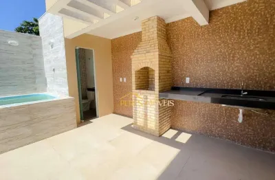 Ultima unidade de casa triplex com 3 dormitórios à venda, 120 m² por r$ 595.000 - costazul - rio das ostras/rj