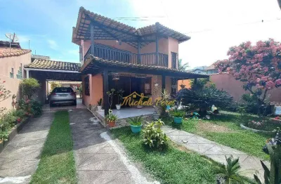 Excelente casa duplex em terreno inteiro, próximo da praia de costazul com 4 quartos à venda, 216 m² - recreio - rio das ostras/rj