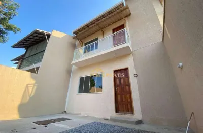 Casa com 2 dormitórios à venda, 80 m² por r$ 250.000,00 - residencial rio das ostras - rio das ostras/rj