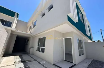 Casa duplex independente, próximo da praia de costazul com 3 suítes à venda, 129m² - ouro verde - rio das ostras/rj