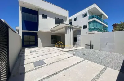 More a 50 metros da praia em casa de alto padrão com 3 suites à venda, 130 m² por r$ 820.000 - costazul - rio das ostras/rj