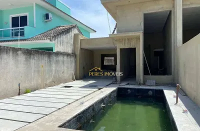 Casa de alto padrão com área gourmet e piscina no bairro recreio em rio das ostras