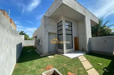 Fase final de acabamento! casa de alto padrão à venda por r$ 450.000 - enseada das gaivotas - rio das ostras/rj