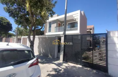 Casa com 3 dormitórios à venda, 85 m² por r$ 550.000,00 - praia mar - rio das ostras/rj