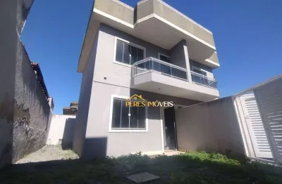 Casa com 2 suites à venda, 65 m² por r$ 210.000 - extensão serramar - rio das ostras/rj