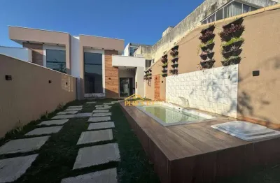 Casa com 3 dormitórios, 89 m² - venda por R$ 750.000,00 ou aluguel por R$ 5.562,12/mês - Recreio - Rio das Ostras/RJ