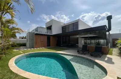 Casa com 4 dormitórios à venda, 403 m² por r$ 5.190.000,00 - condomínio villa dos pinheiros - indaiatuba/sp