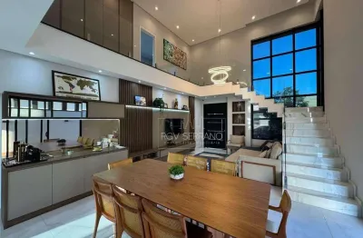 Sobrado com 4 dormitórios à venda, 383 m² por r$ 2.950.000,00 - terra magna - indaiatuba/sp