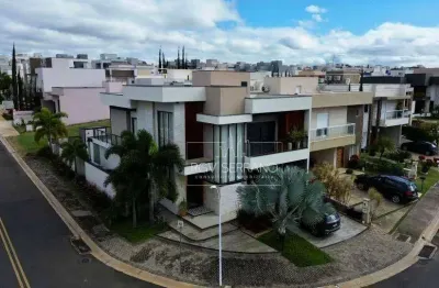 Sobrado com 4 dormitórios à venda, 327 m² por r$ 3.500.000,00 - condomínio dona lucilla - indaiatuba/sp