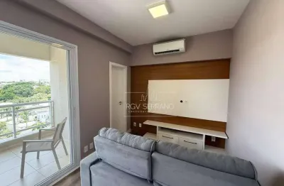 Apartamento com 1 dormitório para alugar, 55 m² por r$ 4.785,00/mês - vila homero - indaiatuba/sp