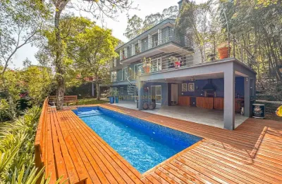 Casa em condomínio fechado com 4 quartos à venda na rua austrália, 450, granja viana, carapicuíba, 350 m2 por r$ 2.200.000