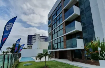 Apartamento avenida beira mar, mobiliado, flat, quarto-sala, lazer completo!