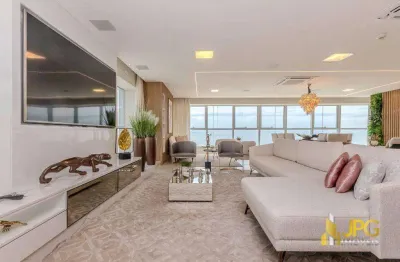Apartamento frente mar mobiliado no edifício epic tower em balneário camboriú