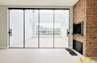 Cobertura com 3 dormitórios e 2 vagas de garagem à venda, 141 m² por r$ 1.130.000 - nações - balneário camboriú/sc