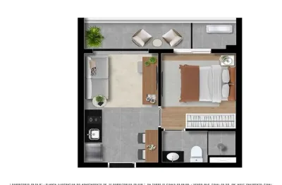 Apartamento com 1 quartos à venda em santa cecília - sp