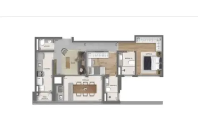 Apartamento com 2 quartos à venda em água branca - sp