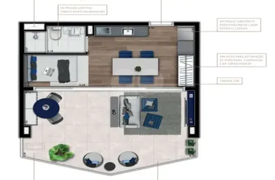 Apartamento com 1 quarto à venda na Rua Chilon, Vila Olímpia, São Paulo