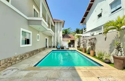 Casa em condomínio fechado com 4 quartos à venda na avenida das américas, barra da tijuca, rio de janeiro, 402 m2 por r$ 3.590.000