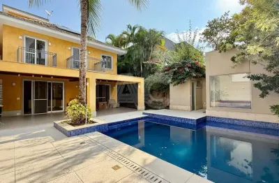 Casa em condomínio fechado com 4 quartos à venda na avenida das américas, barra da tijuca, rio de janeiro, 405 m2 por r$ 4.500.000