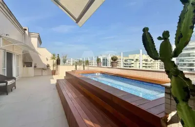Cobertura com 3 quartos à venda na avenida flamboyants da península, barra da tijuca, rio de janeiro, 300 m2 por r$ 3.790.000