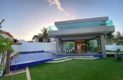 Casa com 4 dormitórios à venda, 533 m² por r$ 3.300.000,00 - vilas do atlântico - lauro de freitas/ba