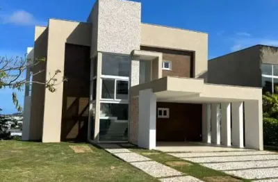 Casa com 4 dormitórios à venda, 470 m² por r$ 1.790.000,00 - alphaville litoral norte 1 - camaçari/ba