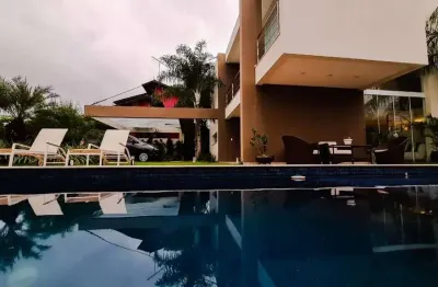 Casa com 4 dormitórios à venda, 480 m² por r$ 3.500.000,00 - busca vida (abrantes)	 - lauro de freitas/ba