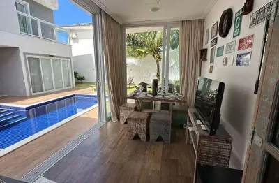 Casa com 3 dormitórios à venda, 281 m² por r$ 2.630.000,00 - alphaville litoral norte 1 - camaçari/ba