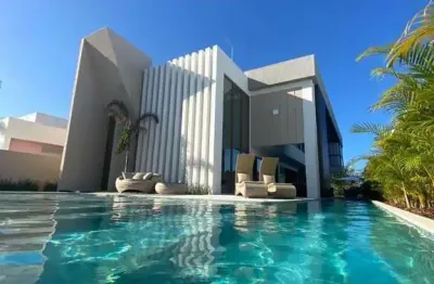 Casa com 5 dormitórios à venda, 550 m² por r$ 5.900.000 - guarajuba - camaçari/ba