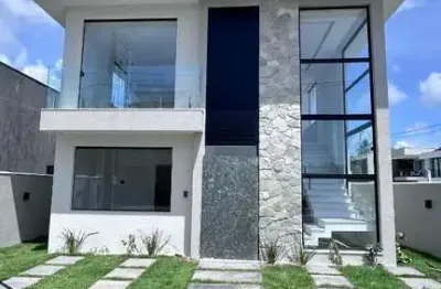 Casa com 4 dormitórios à venda, 210 m² por r$ 1.580.000 - abrantes - camaçari/ba