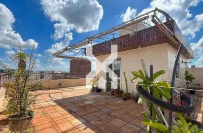 Cobertura à venda, 5 quartos, 4 suítes, 4 vagas, castelo - belo horizonte/mg