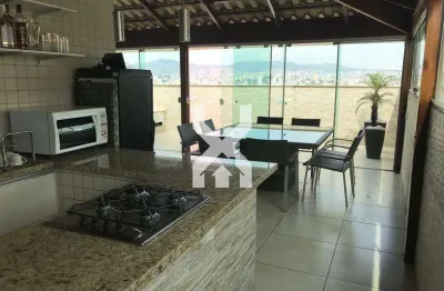 Cobertura à venda, 3 quartos, 2 suítes, 4 vagas, palmares - belo horizonte/mg