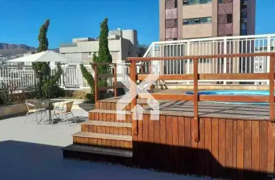 Cobertura à venda, 4 quartos, 2 suítes, 3 vagas, lourdes - belo horizonte/mg