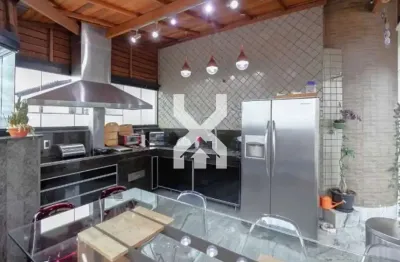 Cobertura à venda, 4 quartos, 2 suítes, 2 vagas, santa rosa - belo horizonte/mg