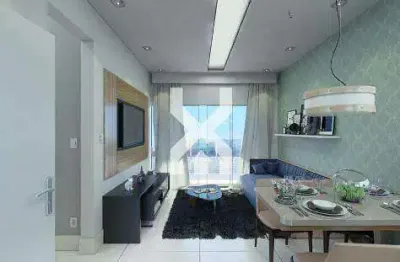 Apartamento à venda, 2 quartos, 1 suíte, 2 vagas, cabral - contagem/mg