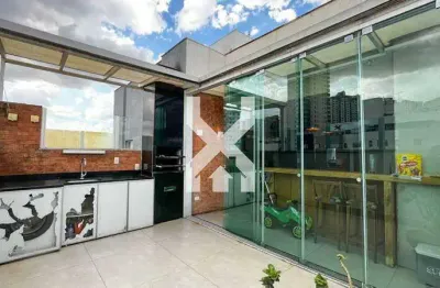 Cobertura à venda, 3 quartos, 1 suíte, 2 vagas, buritis - belo horizonte/mg