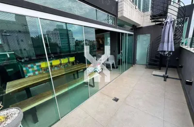 Cobertura à venda, 3 quartos, 1 suíte, 3 vagas, união - belo horizonte/mg